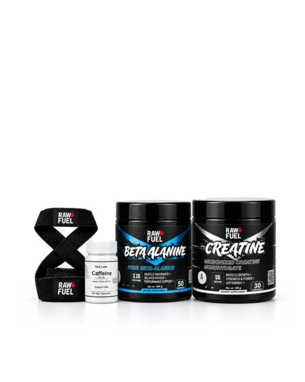 150gm Creatine + 160gm Beta Alaanine + 60 Tablets Caffeine + Enfinity Wrap
